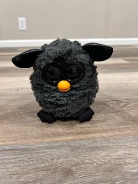2012 Furby Boom Charcoal Black Bat 7" Tested No Box